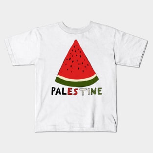 Watermelon Palestine Kids T-Shirt